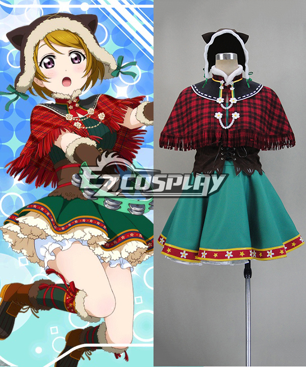 Love Live! SR Snowy Mountain Ver  Koizumi Hanayo Cosplay Costume