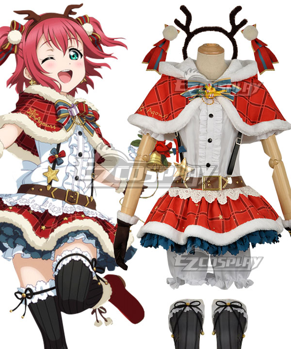 

Love Live! Sunshine!! Aqours Ruby Kurosawa Christmas Ver. Cosplay Costume