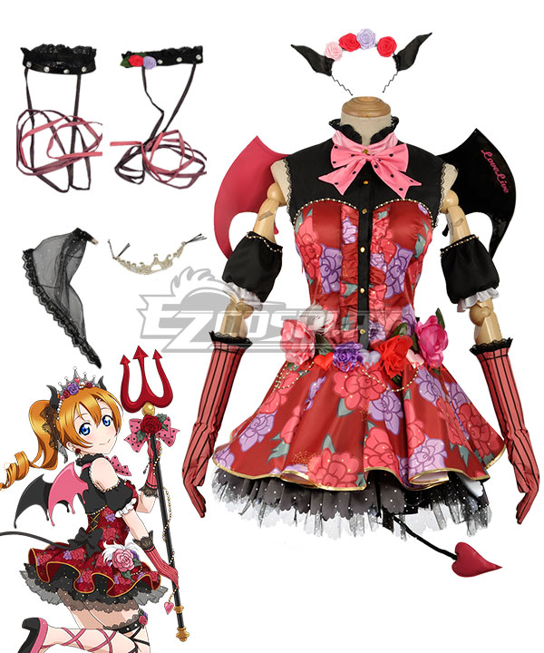 

Love Live! Lovelive! Halloween Honoka Kousaka Little Devil Ver. Cosplay Costume