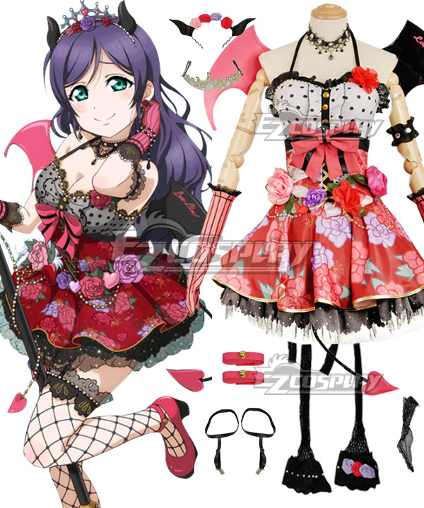 

Love Live! Lovelive! Halloween Nozomi Tojo Little Devil Ver. Cosplay Costume