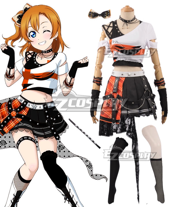 

Love Live! Lovelive! Transformed Rock Ver. Honoka Kosaka Cosplay Costume