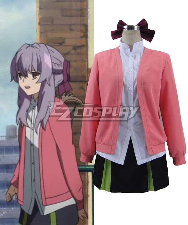 Seraph of the End Owari no Serafu Hiragi Shinoa Daily Wear Cosplay Costume