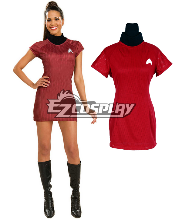 Star Trek Movie 2009 Red Dress Deluxe Adult Costume