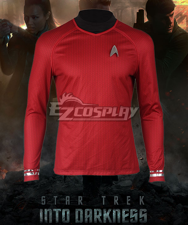 

Star Trek Into Darkness Montgomery Scott Scotty Red Top Cosplay Costume