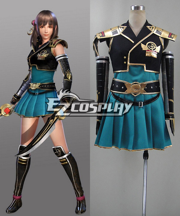Samurai Warriors Chronicles 3 Sengoku Musou Female Protagonist Cosplay Costume