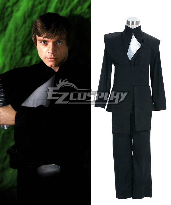 Star Wars Luke Skywalker Black Cosplay Costume