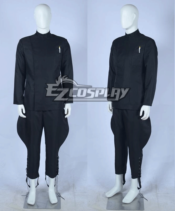 Star Wars Imperial Stormtrooper Officer Black Garbardine Uniform Cosplay Costume