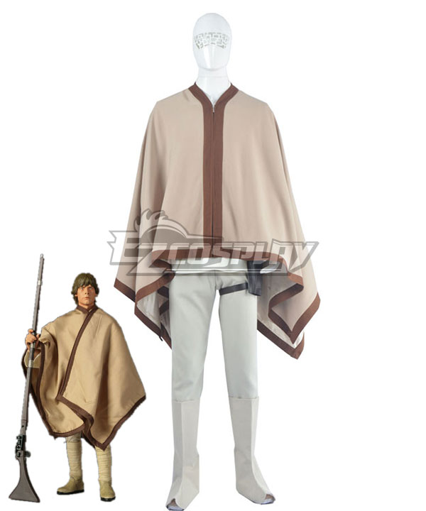 Star Wars Luke Skywalker Brown Cosplay Costume