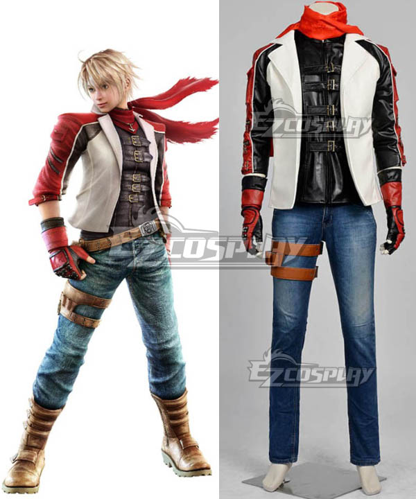 Tekken 6 Leo Kilsen Cosplay Costume Deluxe Suit