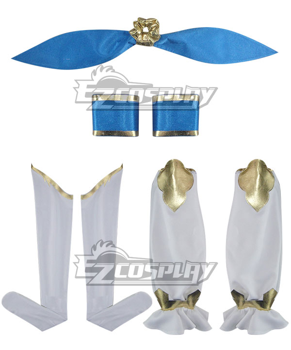 Tales of Zestiria Alisha Kamui Divine Reliance Blue Cosplay Costume