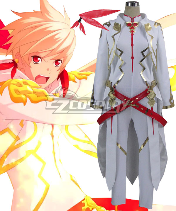 Tales of Zestiria Sorey Kamui Divine Reliance Rotes Cosplay-Kostüm – Eine Ausgabe