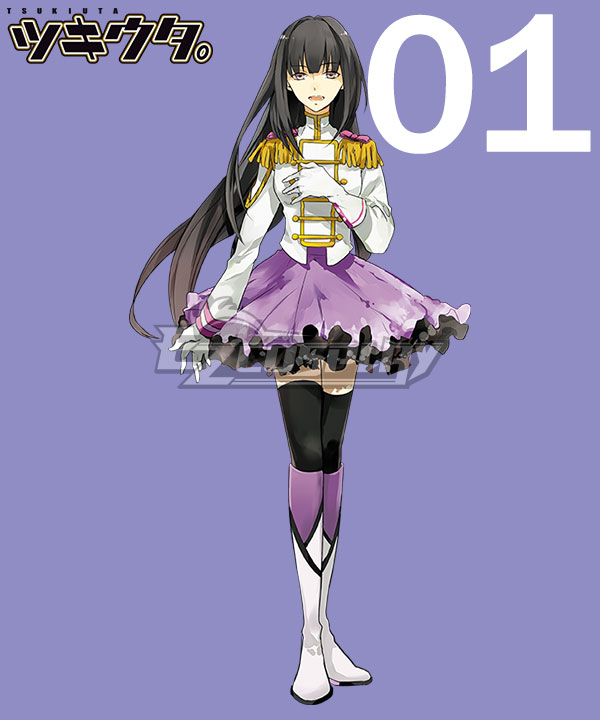 

Tsukiuta. Yuki Hanazono Fluna January Cosplay Costume