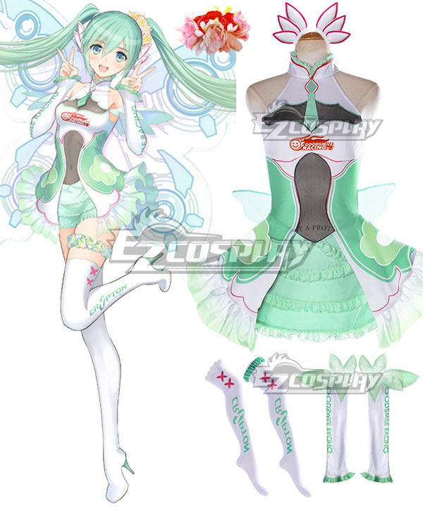 

Vocaloid Nendoroid Racing Miku 2017 Hatsune Miku Cosplay Costume