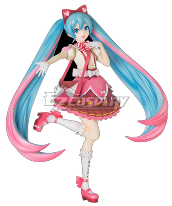 Vocaloid Miku Ribbon Heart Cosplay Costume