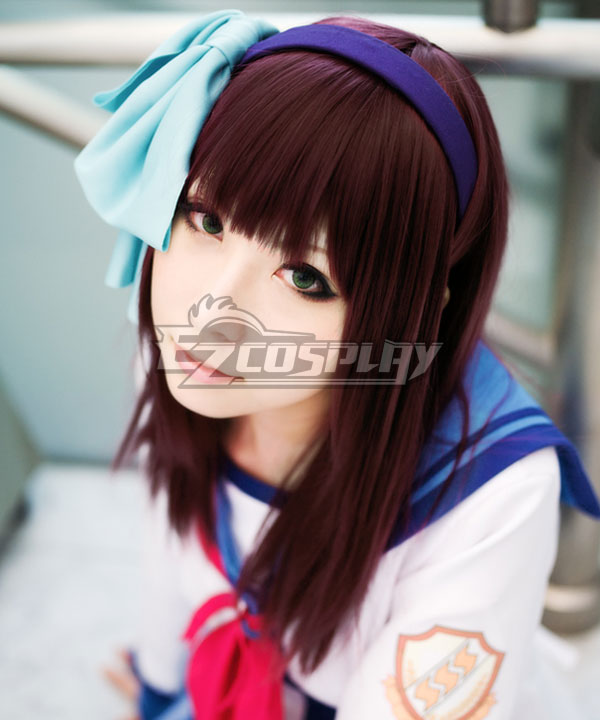 

Angel Beats! Nakamura Yuri Wine Cosplay Wig