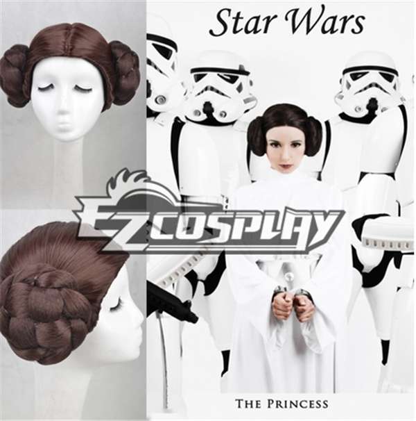 Star Wars Prinzessin Leia Organa Solo Cosplay Perücke