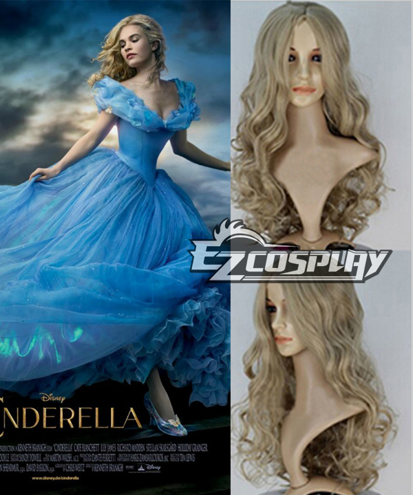2015 Newest Movie Ella Cinderella Princess Cosplay Wig
