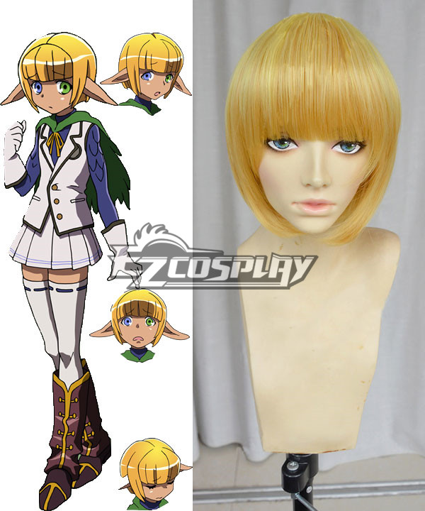 Overlord Mare Bello Fiore Golden Cosplay Wig