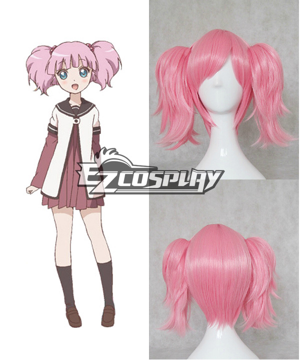 Yuru Yuri San☆Hai! Yuru Yuri San Hai! Yoshikawa Chinatsu Pink Cosplay Wig