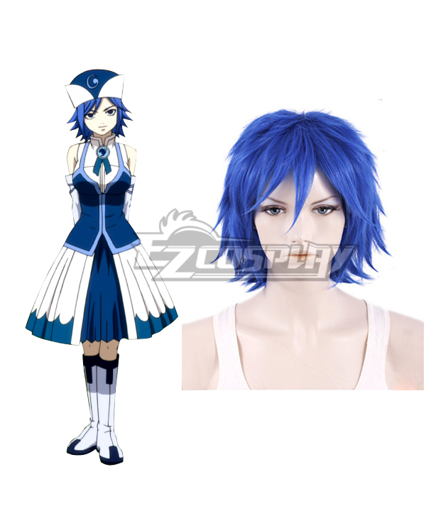 Fairy Tail Rain Woman Juvia Lockser Cosplay Wig