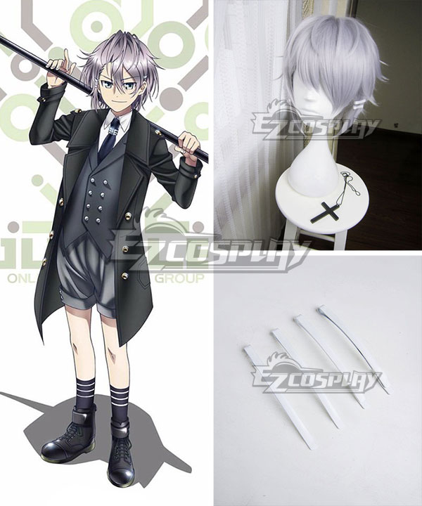 K Return Of Kings Sukuna Gojou Gray Cosplay Wig - B Edition