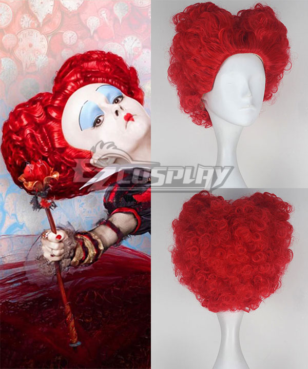 Alice in Wonderland Through the Looking Glass Red Queen Cosplay Wig