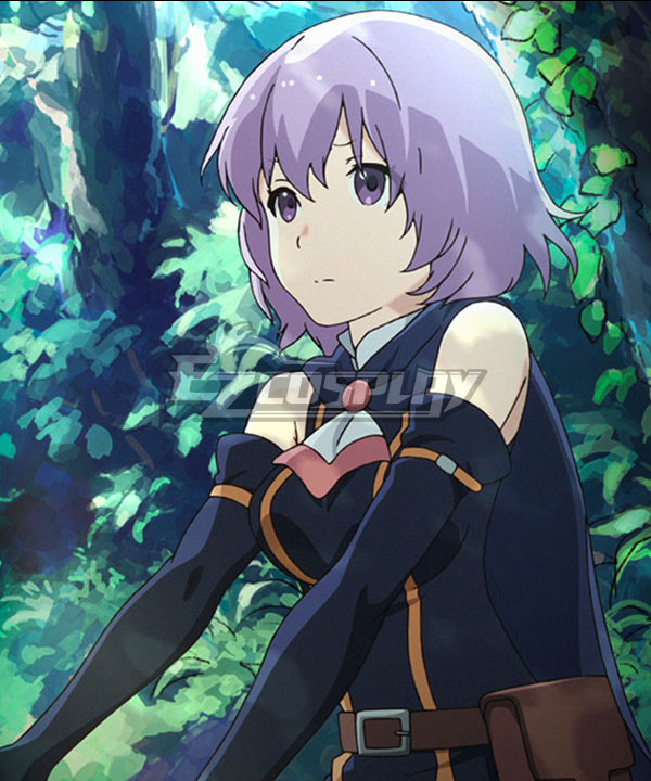 

Grimgar of Fantasy and Ash Shihoru Purple Cosplay Wig