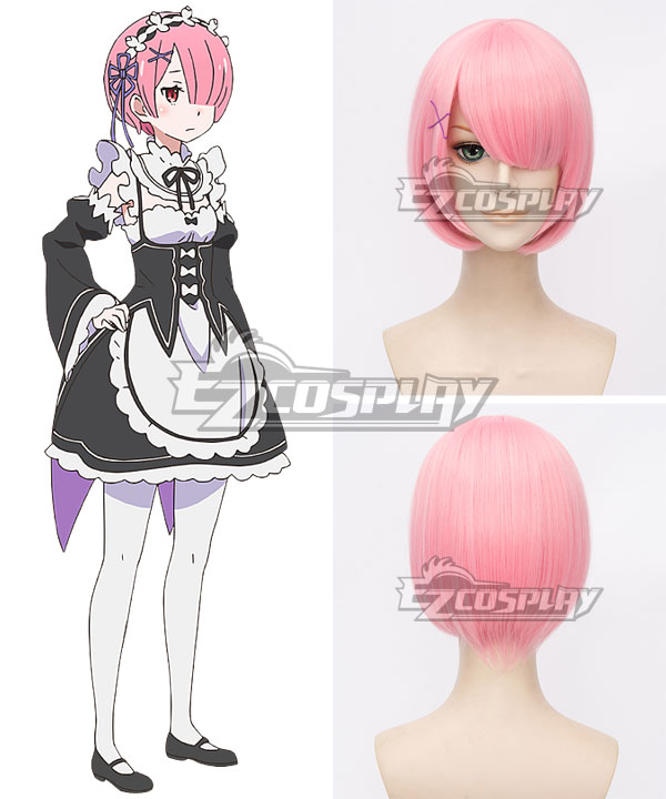 Re: Life In A Different World From Zero Ram Pink Cosplay Wig