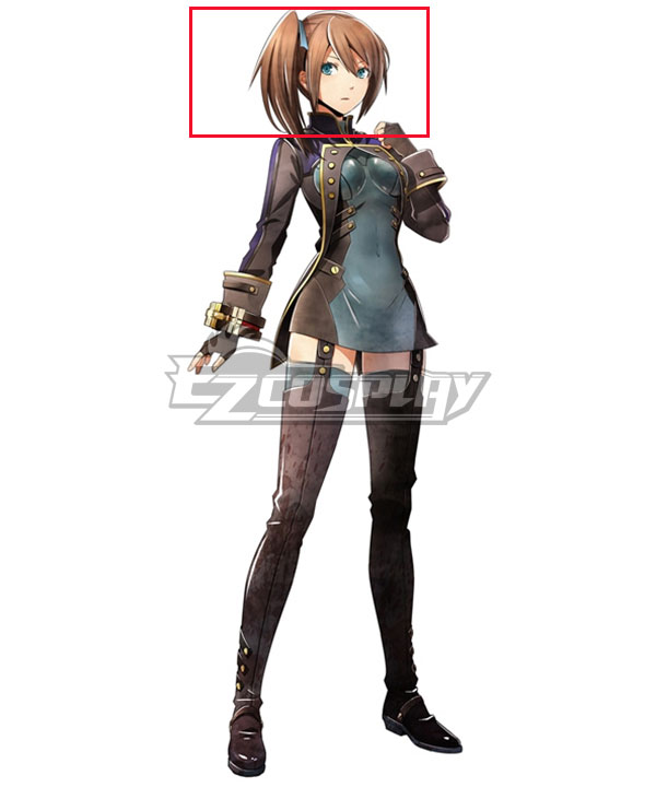 God Eater 2 Female Protagonist Blood 1 Captain Vice Captain Brown Cosplay Wig