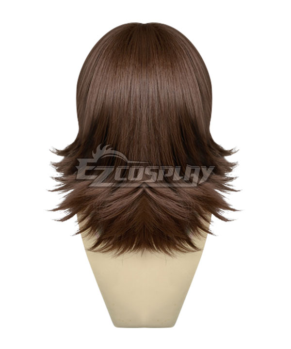 Final Fantasy X-2 FF10-2 Yuna Brown Cosplay Wig