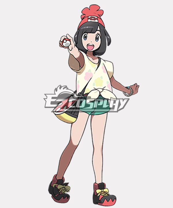 Pokemon Sun and Moon Heroine Black Cosplay Wig