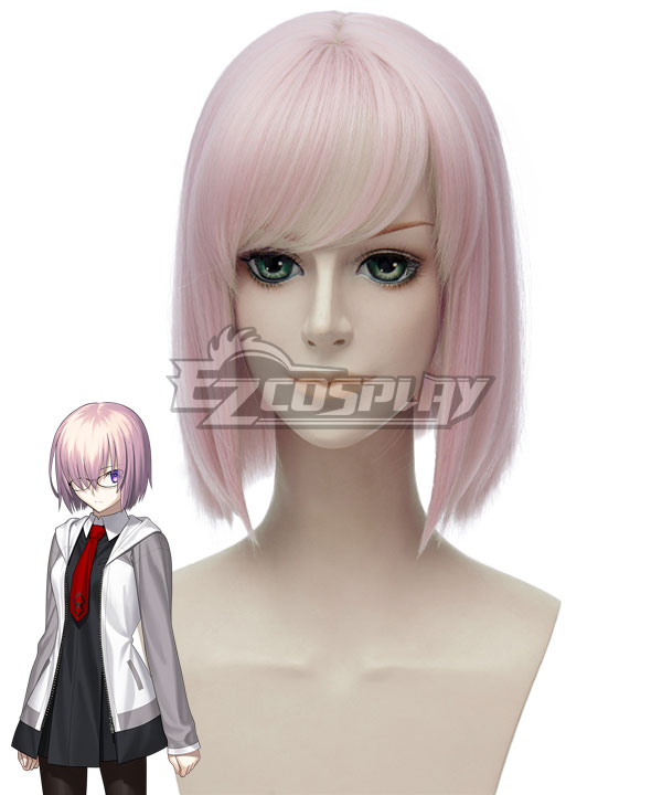 Fate Grand Order Mash Kyrielight Pink Cosplay Wig