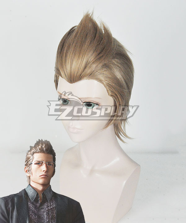 Final Fantasy XV Ignis Scientia Blonde Brown Cosplay Wig