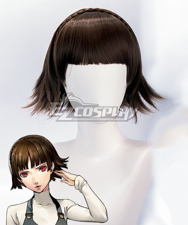 Persona 5 Makoto Niijima Brown Cosplay Wig - A Edition