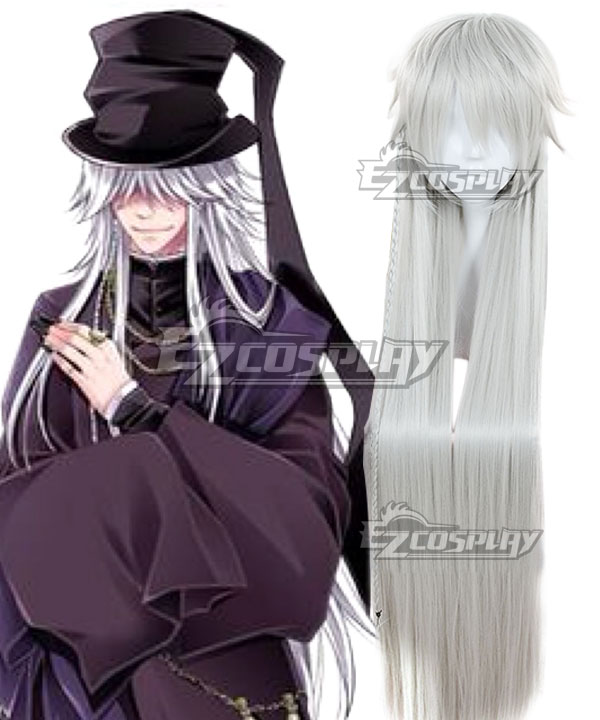 Black Butler Undertaker Gray White Cosplay Wig