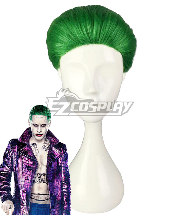 

DC Detective Comics Batman Suicide Squad Task Force X Joker 2016 Movie Green Cosplay Wig