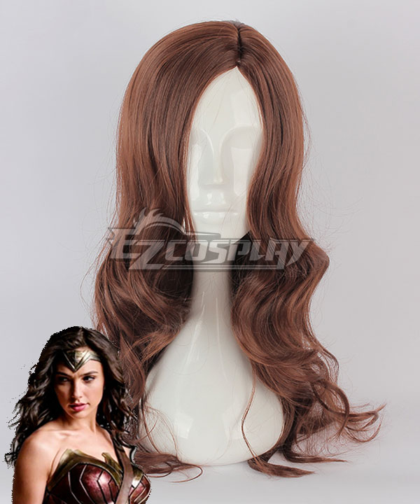 

DC Wonder Woman Diana Prince Brown Cosplay Wig