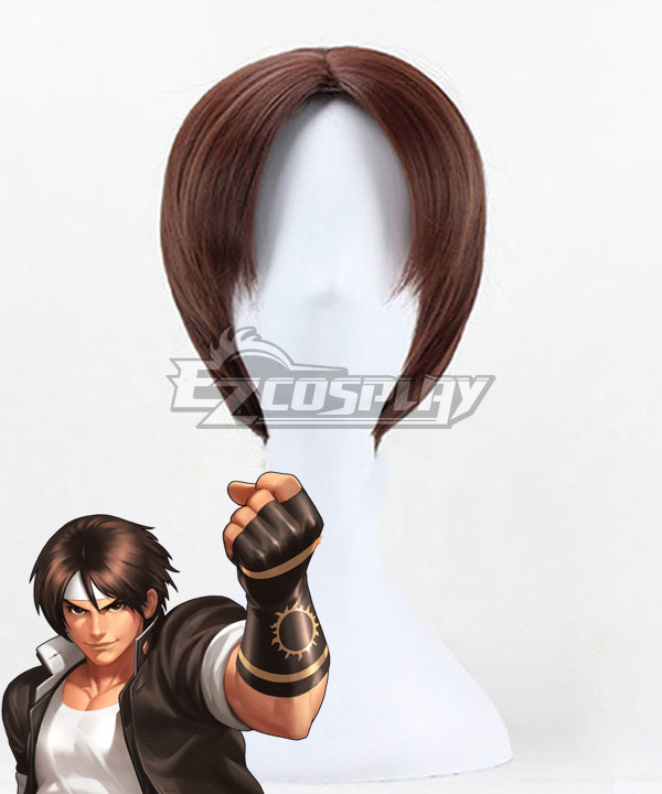 The King of Fighters Kyo Kusanagi Brown Cosplay Wig