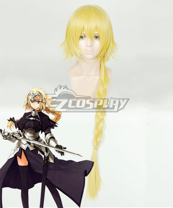 Fate Grand Order Ruler Joan of Arc Jeanne d'Arc Golden Cosplay Wig - A Edition