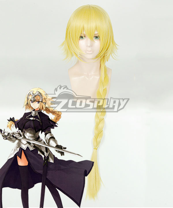 Fate Grand Order Ruler Joan of Arc Jeanne d&#39;Arc Goldene Cosplay-Perücke - Eine Ausgabe