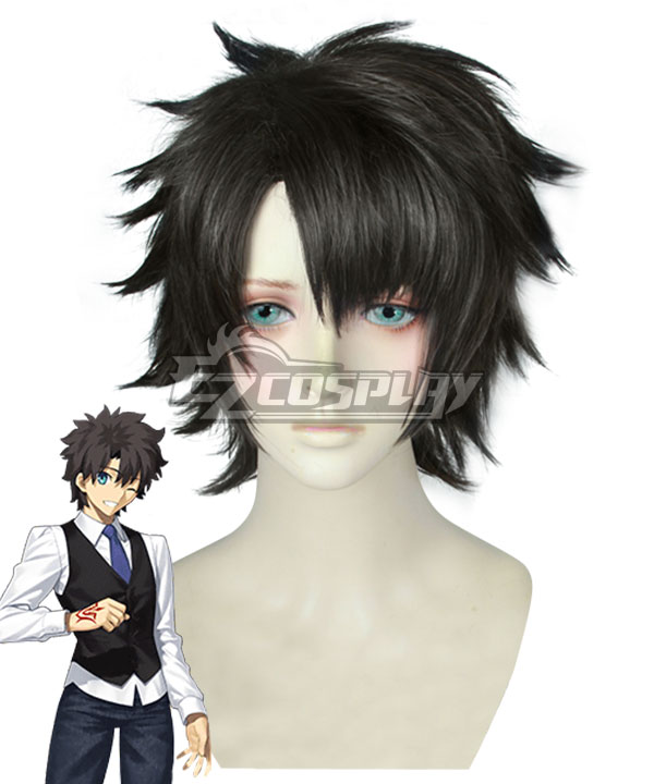 Fate Grand Order Male Master Black Cosplay Wig