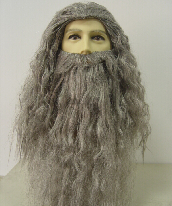 The Hobbit The Lord of the Rings Gandalf the Grey Cosplay Wig