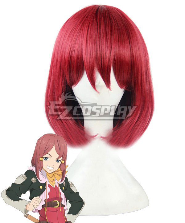 Tales of Zestiria the X Rose Red Cosplay Wig