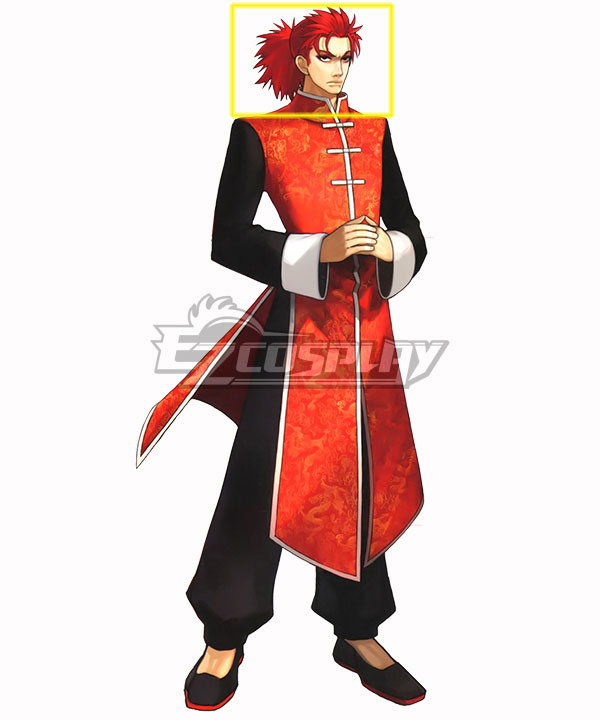 Fate EXTRA Last Encore Li Shuwen Stage 2 Red Cosplay Wig