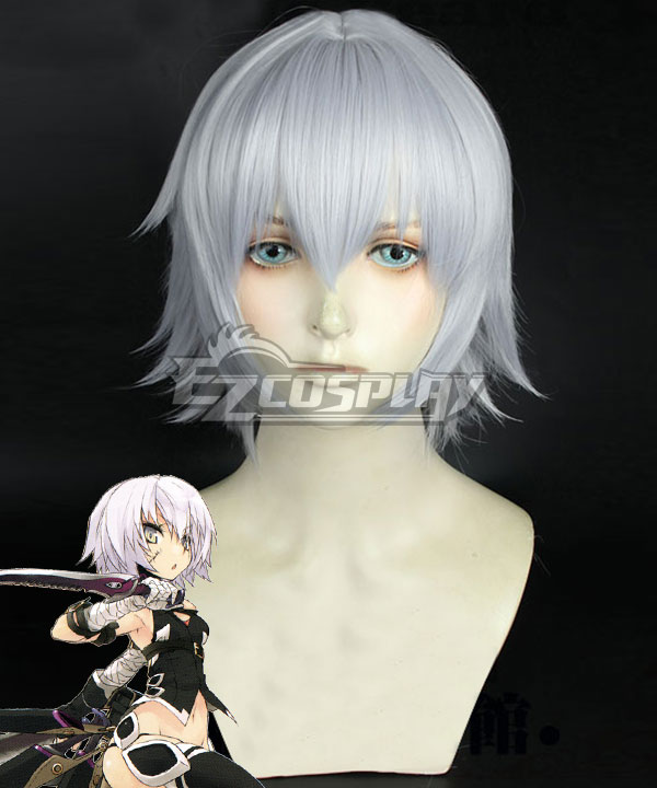 Fate Apocrypha Assassin of Black Jack the Ripper Mixed white Cosplay Wig