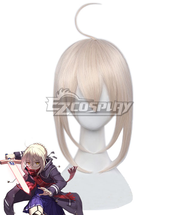 Fate Grand Order Mysterious Heroine X Alter Light Golden pink Cosplay Wig