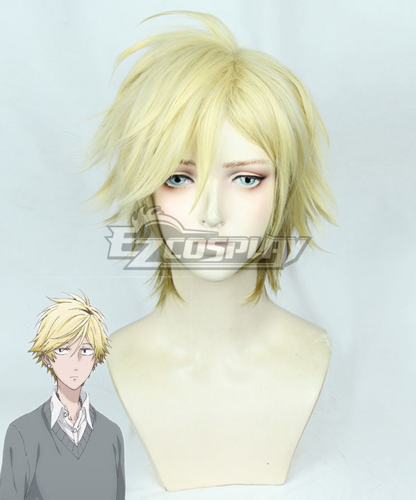 Hitorijime My Hero Setagawa Masahiro Light Golden Cosplay Wig