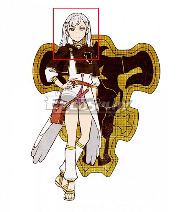 

Black Clover Noelle Silva Silver Cosplay Wig