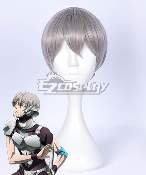 Juuni Taisen Nezumi Rat Gray Cosplay Wig