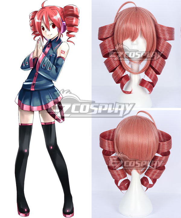 Vocaloid Kasane Teto Pink Cosplay Wig